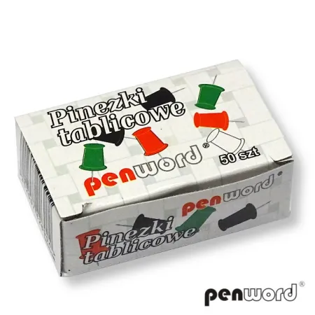Pinezka tablicowa kolorowa A'50 box